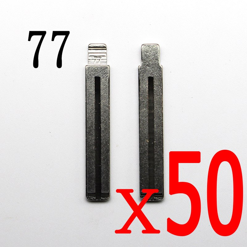 #77 Uncut Car Key KD-X2/KD900 For Kia 7T14 For Hyundai Verna IX35 For Lexus/Toyota Subaru Crown TOY40/TOY48 Blade NO.77: 77Bx50