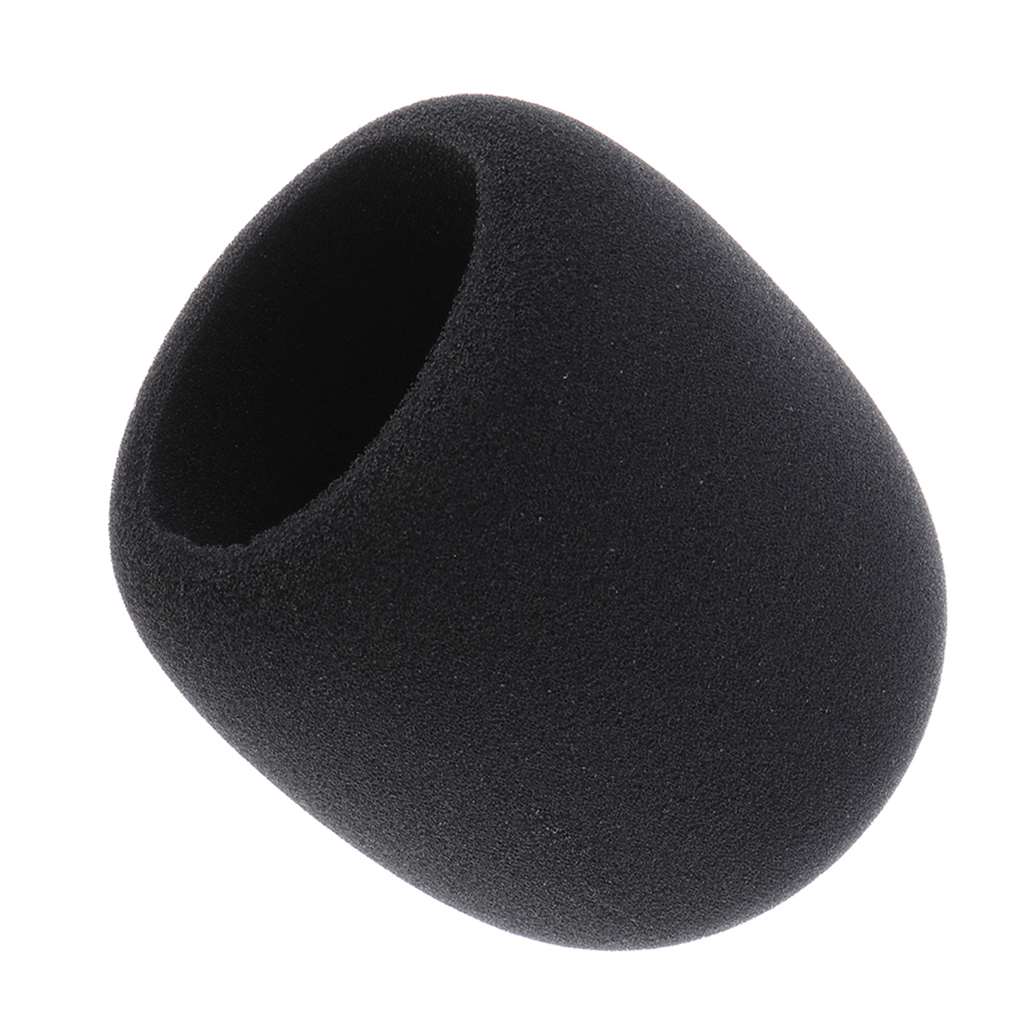 Funda de espuma para micrófono grande, protector para micrófono, parabrisas para grabación de 4cm