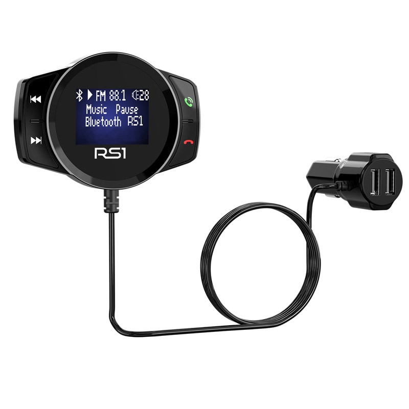 Jajabor Bluetooth Handsfree Car Kit Fm-zender Auto MP3 Speler A2DP Draadloze Fm Modulator Ondersteuning Tf-kaart U Disk Afspelen