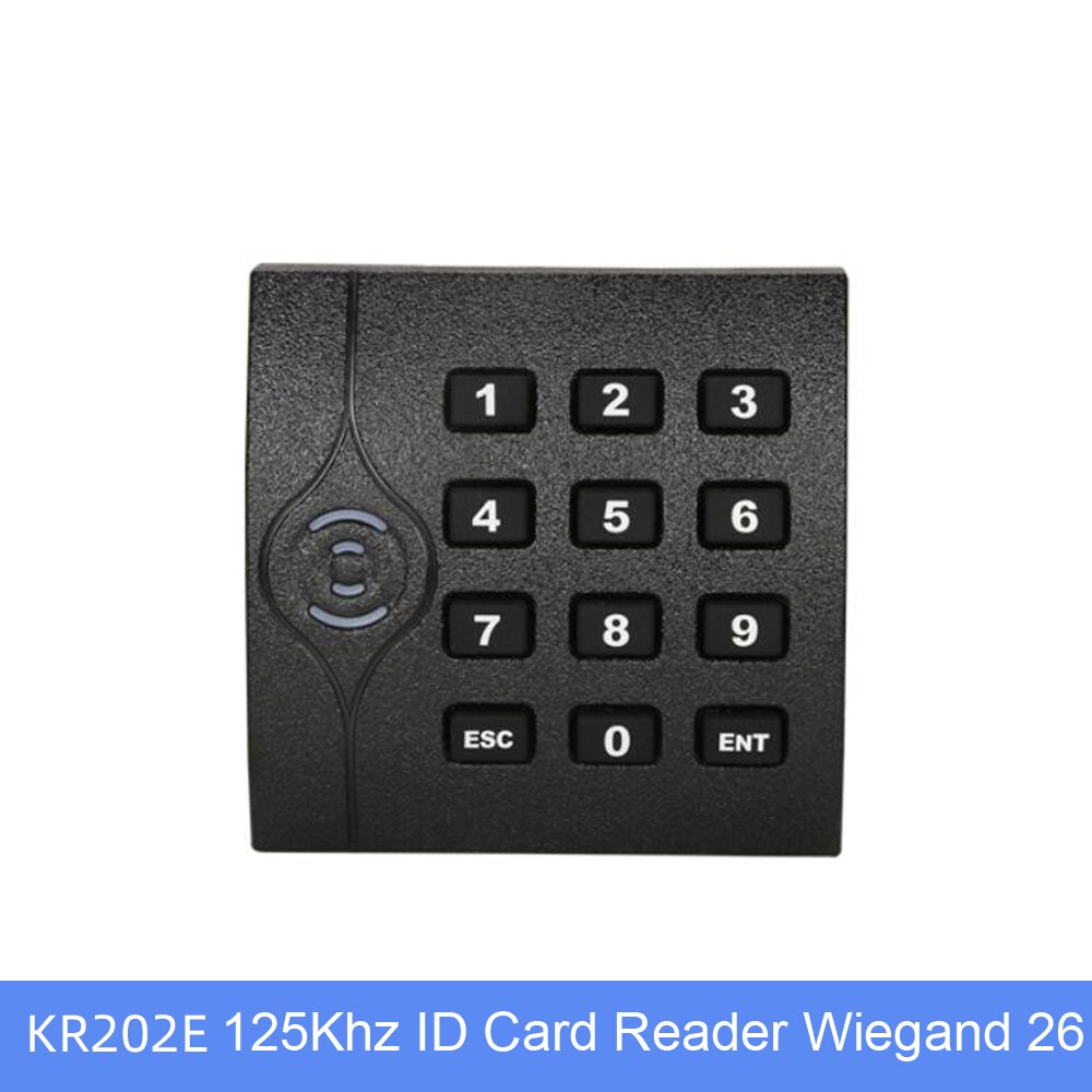 Door Access Control Proximity Card Password Reader RFID 125khz 13.56mhz Entry Swiping ID IC Card Beeper Keypad Reader Wiegand 26