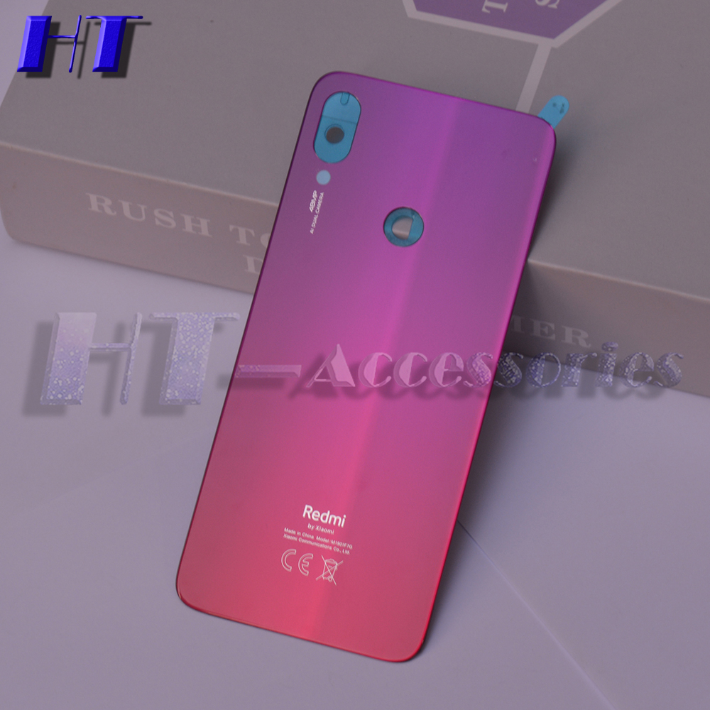 Para Redmi Note 8 Pro Note 7 proOriginal batería puerta cubierta trasera carcasa para Redmi Note8 Note7: Redmi Note7 Red