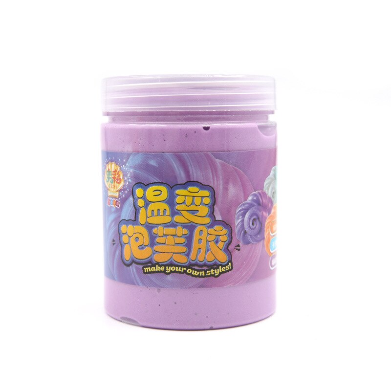 BBSKY 100G Super Licht Polymer Ton Temperatur Änderungen Farbe freundlicher Früer Bildung Spielzeug DIY Farbige Schlamm zu Filtern C199: LILA
