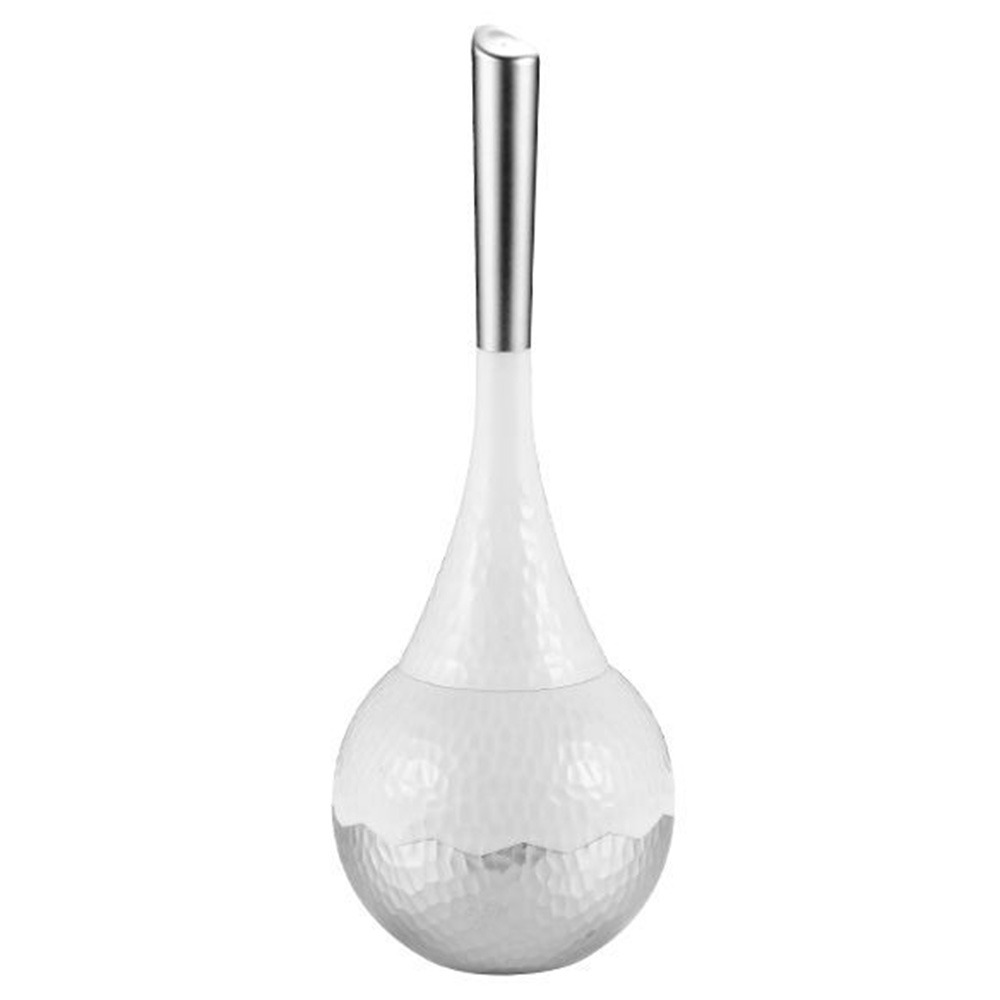 Light Luxury Toilet Brush Set Exquisite Detachable Head Long Handle Toilet Brush Standing Base Retro: Dark Khaki