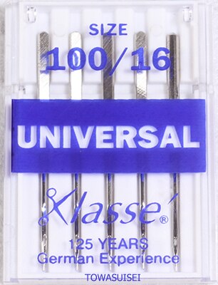 KLASSE-agujas para máquina de coser HA x 1130/705H, tamaño 15x1 #9 #11 #12 #14 #16 #18 para singer juki brother bernina pfaff elna janome