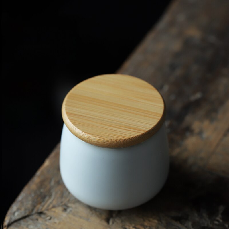 Ceramic Tea Caddies tea bag storage box smell proof container tea storage tea organizer canister set kitchen D166: B