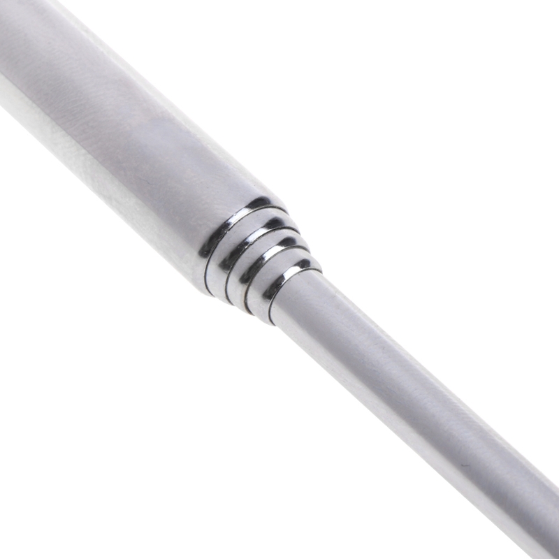 Snake Hook Stainless Steel Silver Adjustable Long Handle Catching Tool Trap Tong Snake Catching Tool