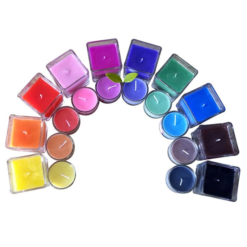DIY Handgemaakte Kaars Materiaal Soja Wax Dye Huishoudelijke Kaars Effen Dye Vette Dye Solvent Pigment Voor Paraffine Soja Wax Jelly wax