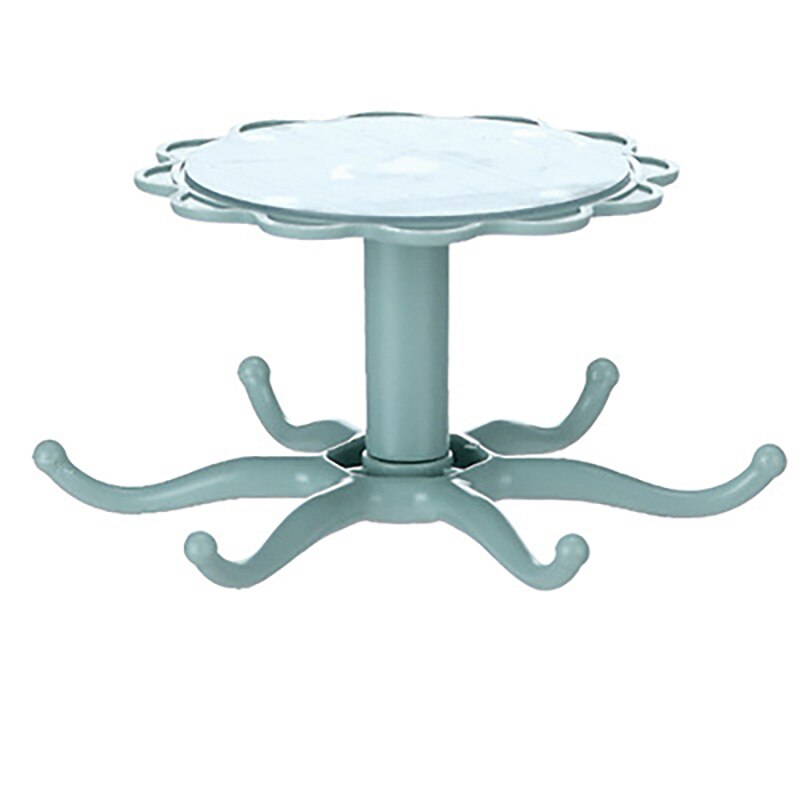 Keuken Bloem Roterende Haak Wandmontage Keukengerei Opbergrek Accessoires Kastorganisator Hook Up Opbergrek Lepelhanger