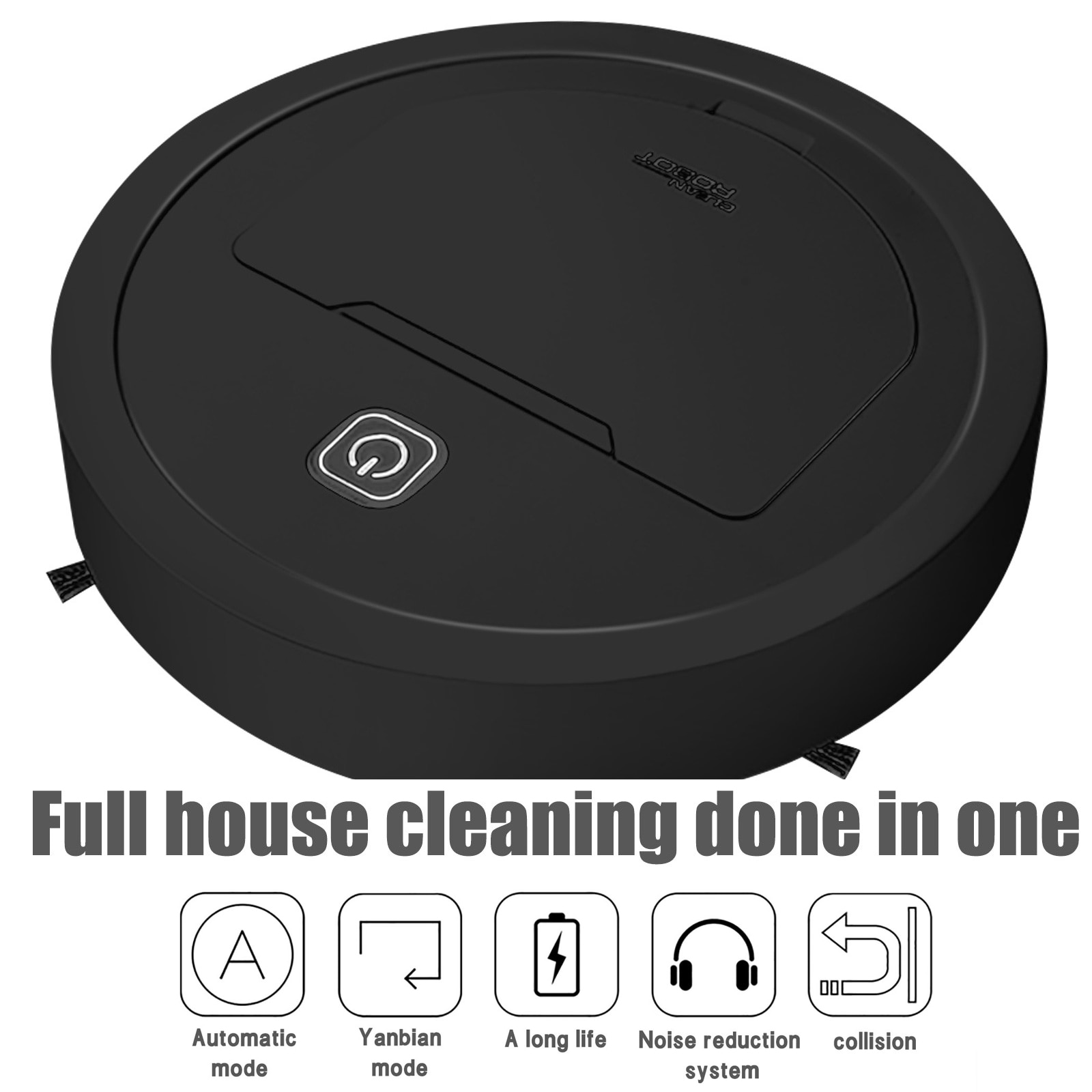 Smart Robot Vacuum Cleaner Control Vacuum Cleaner Home Multifunctional Wireless Three In One Intelligent Sweeping Robot