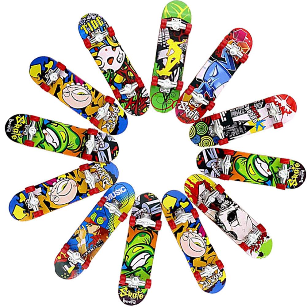Touche en alliage givré pour enfants, jouet innovant, Skateboard exquis, couleur aléatoire, 1 pièce
