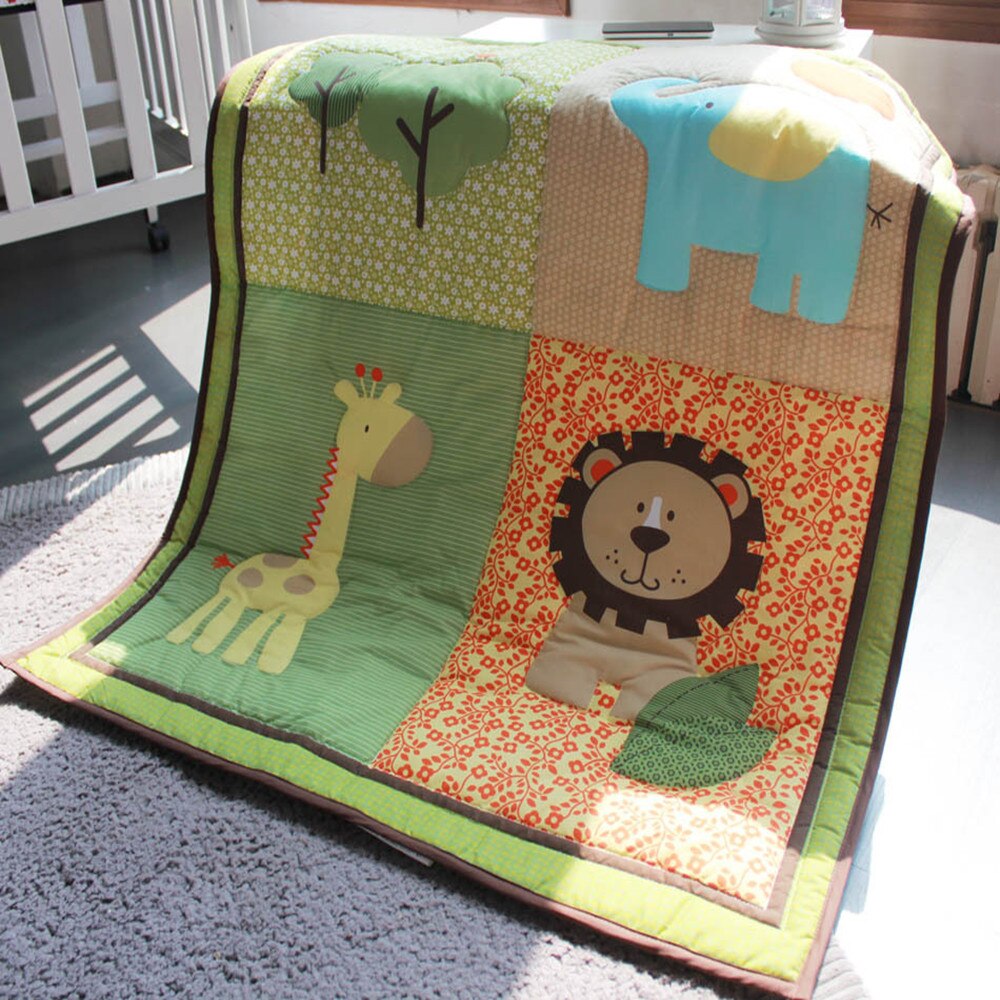 Hoge Qulity Wieg Quilt 100% Katoen Cuna Quilt Babydekbed Voor Pasgeboren Jongen Meisje 84x107cm: Crib Quilt6