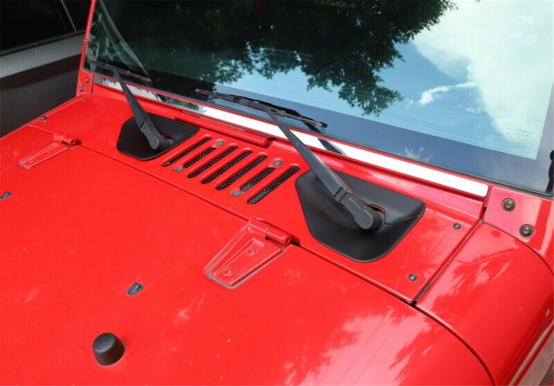 Ruitenwisser Waternevel Levendige Base Cover Versieren Voor Jeep Wrangler Jk Onderdelen 4 Stuks