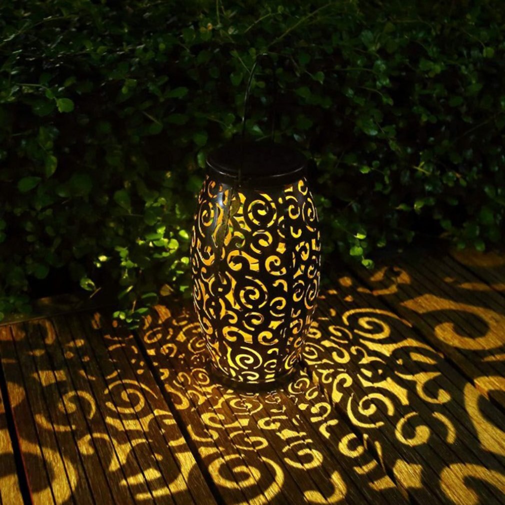 LED Solar Light Outdoors Lantern Solar Lamp Retro Hanging Lights Garden Decoration Yard Lawn Lighting