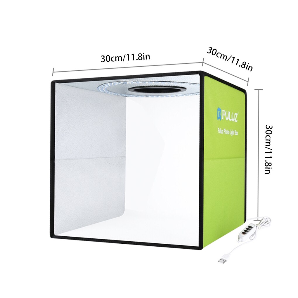 Tragbare Falten Leuchtkasten Fotografie Foto Studio Softbox LED Licht Box Mit 6 Farben Foto Hintergrund Kit Für DSLR Kamera