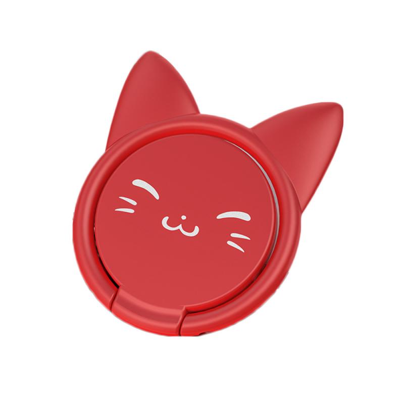 Universal Mobile Phone Holder Stand Magnetic Ring Bracket Car Cute Cat Mobile Phone Bracket Ring Buckle For iPhone Samsung: 6