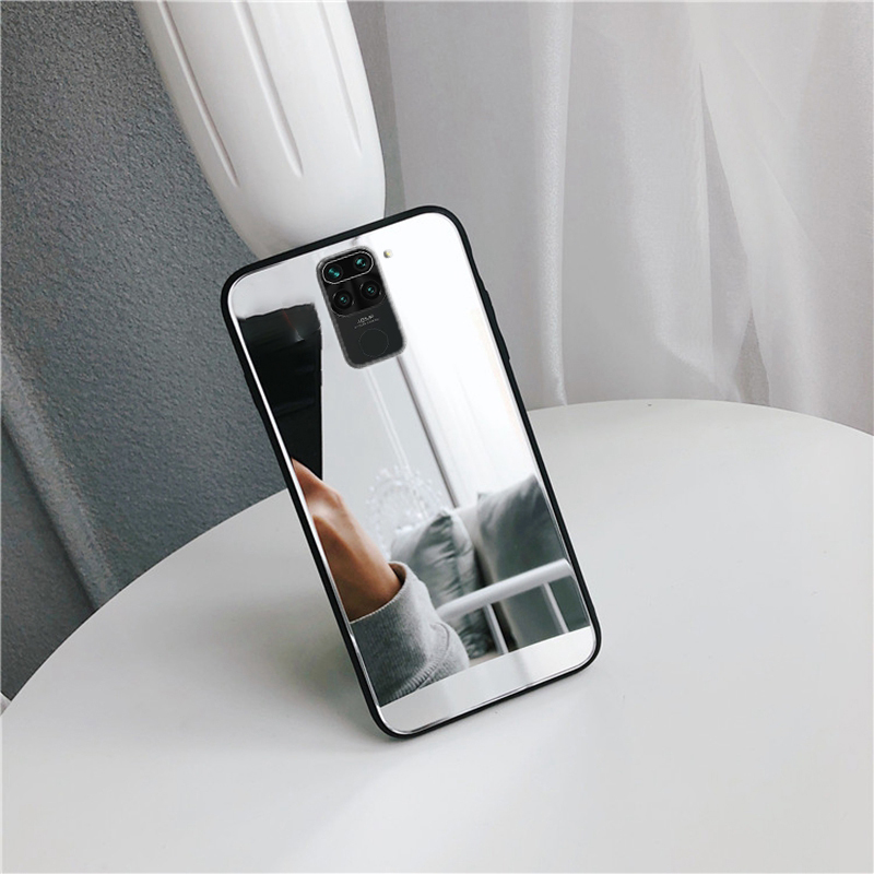 Full Makeup Mirror Case for XIAOMI M 11 12 13 Lite 9T 10T 11T 12T 13T Redmi Note 8 9 10 Pro 9S 10S Poco F3 F4 F5 Plating Cover