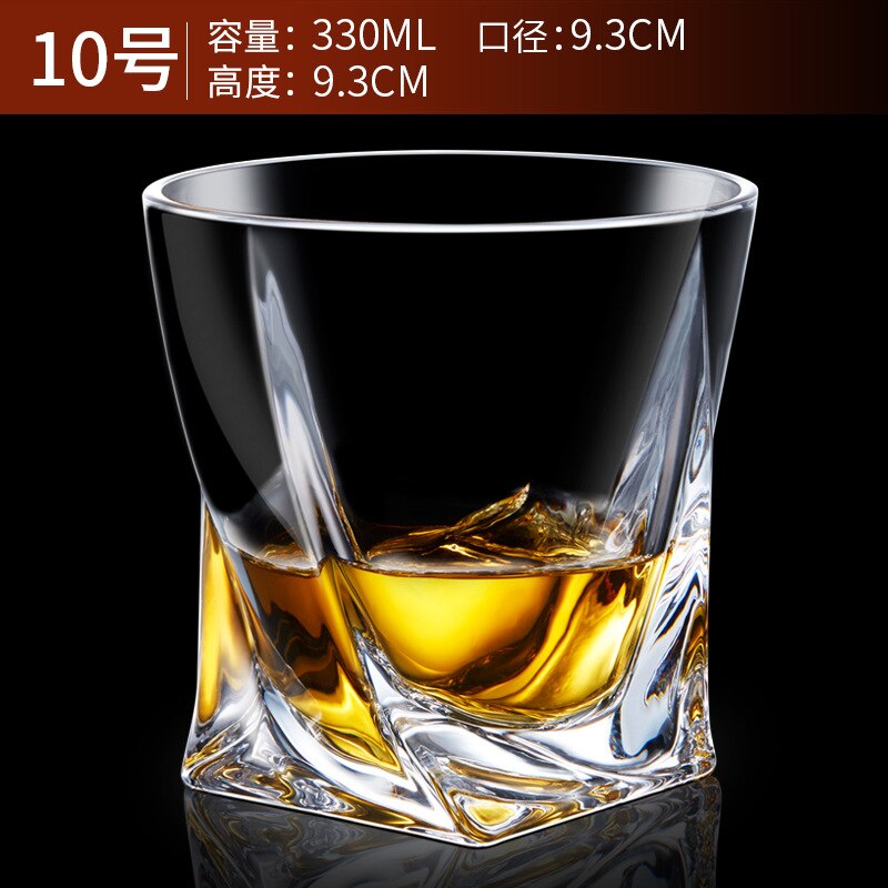 Varmebestandig blyfri gennemsigtig vinglas øl steins whisky brandy vodka kop multi mønster drinkware bar: 10