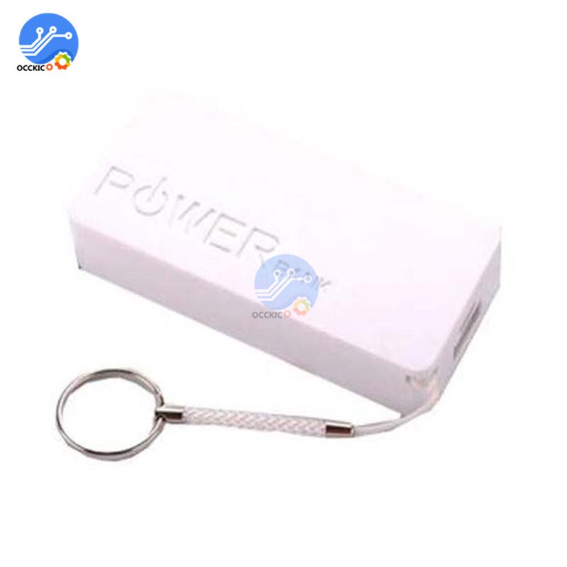 2x 18650 USB Battery Storage Box Case 2 Slot Way DIY Power Bank Battery Charger Clip Holder Container for Phone