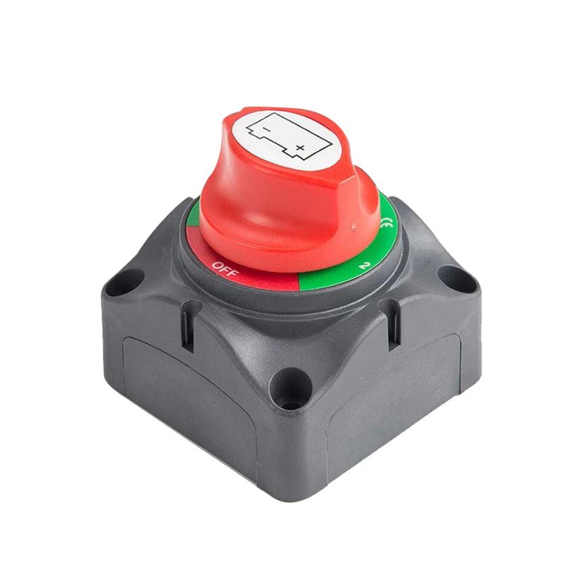 1pc Car Auto 12V-60V RV Marine Boat Battery Selector Isolator Disconnect Rotary Switch Cut Auto Replacement Parts: 02