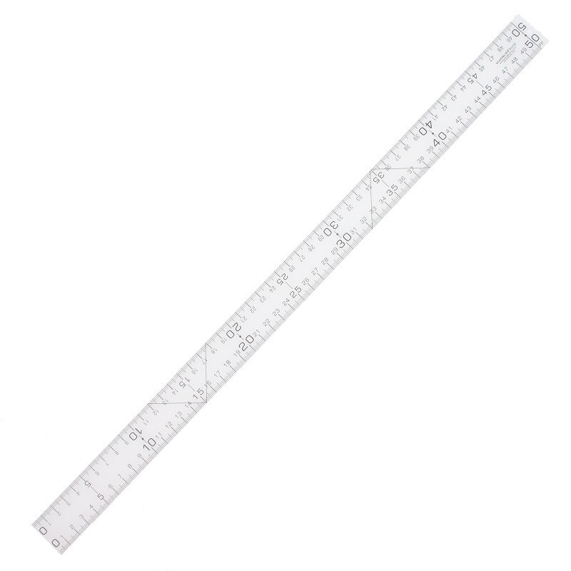 50cm Soft Plastic Ruler Extra Thin Measure Ruler Grading Ruler,Essential Tool for Designers&amp;Pattern Makers; 50*3*0.05cm: Default Title