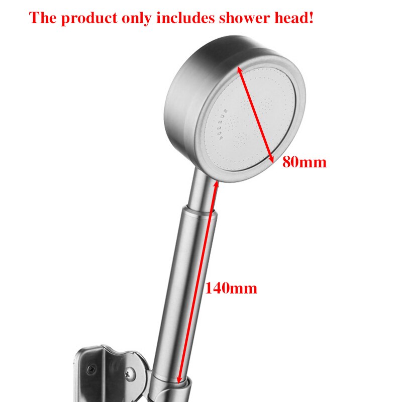 304 Stainless Steel Shower Head Pressure Booster Water Saving Bathroom Technical Thermal Insulation Shower Head Rainfall