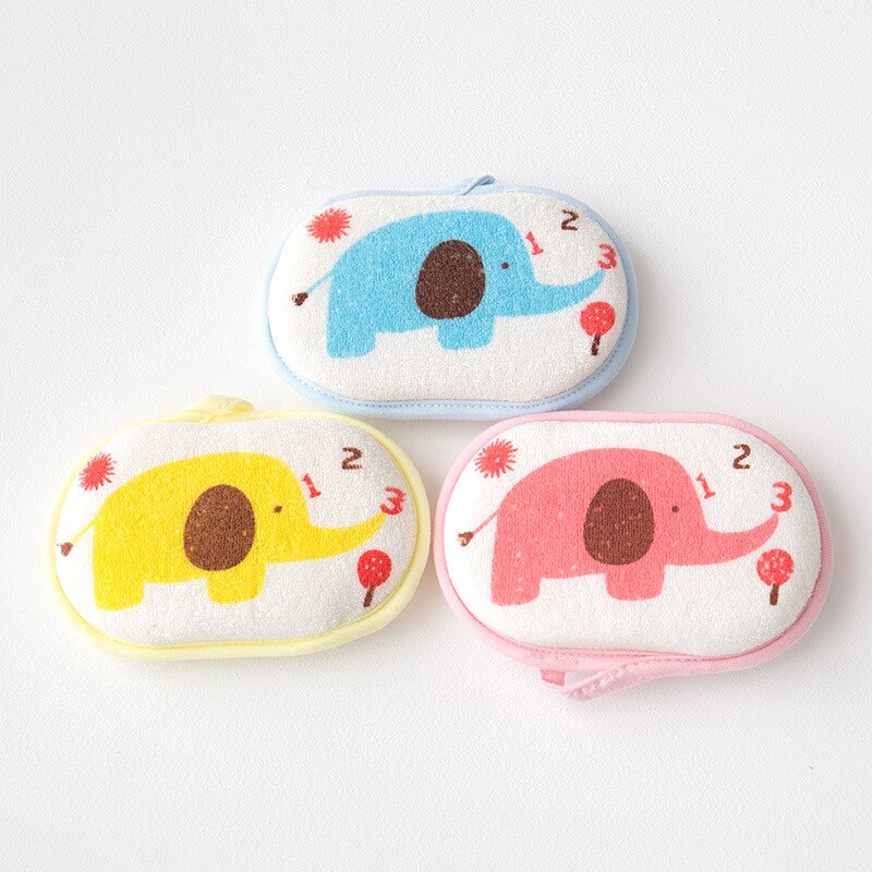 Animales de dibujos animados bebé esponja baño niños en forma de T Toalla de baño Bola de baño colorido recién nacido bebé accesorios de baño para 0-3 años