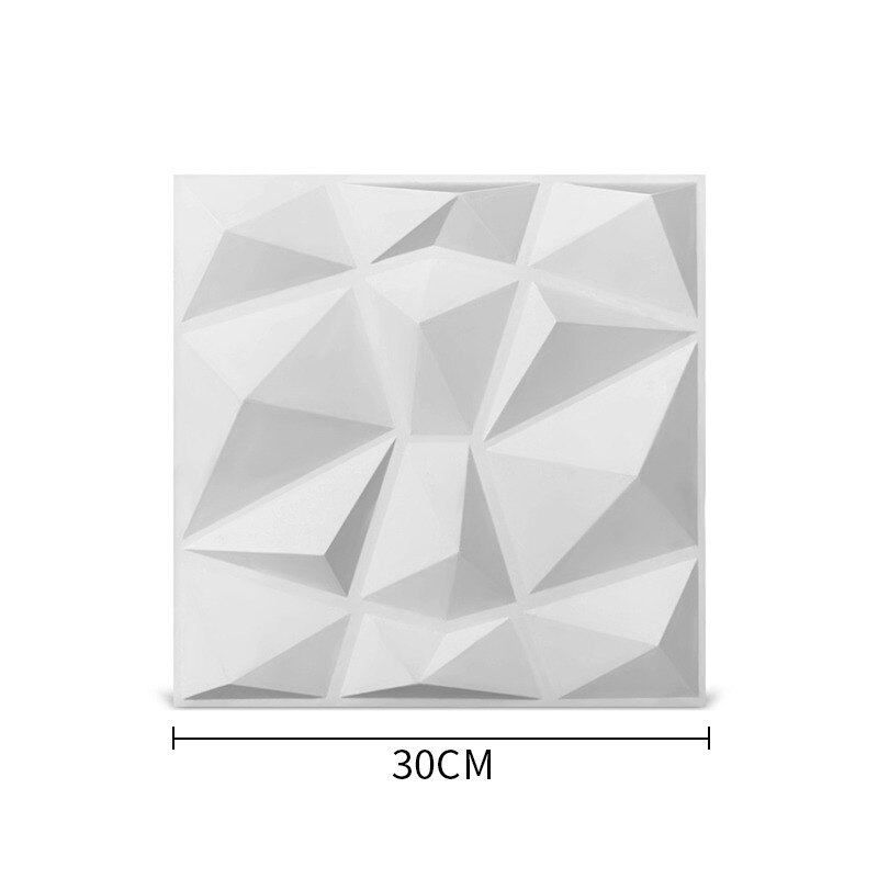 Panel de azulejos 3D de 30x30cm, pegatinas de pared de yeso 3D, papel tapiz para habitación, mural impermeable, pegatina de pared 3D para baño y cocina: 1