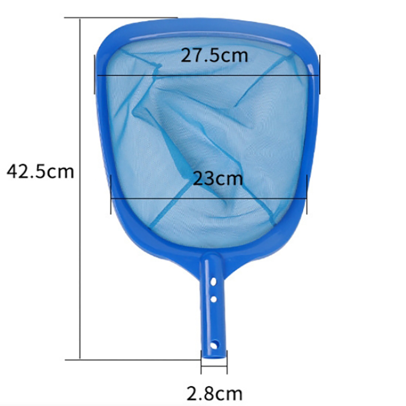 Nueva red de limpieza de piscina, filtro de malla fina de agua poco profunda/profundida, equipo de herramientas de limpieza para el hogar, Spa al aire libre, estanque de peces: Marfíl