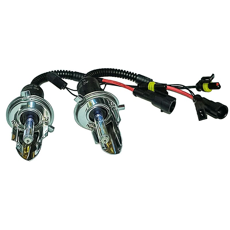 2 Lampadine HID BI-Xenon H4 - 55W 6000K Luce Bianca | Per Auto E Moto - Foto 2