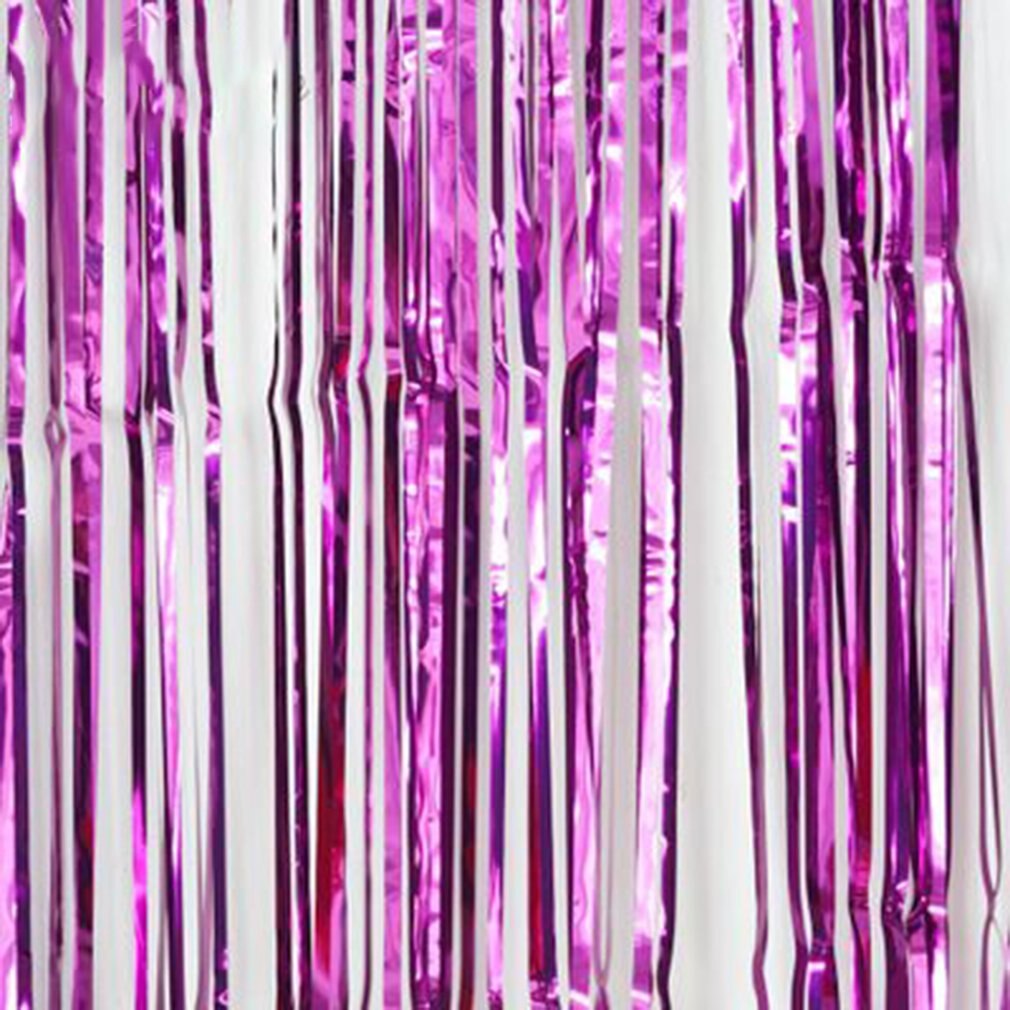 Christmas Celebration Party Background Fringe Curtain Plastic Streamers Wedding Birthday Party Decoration Backdrop