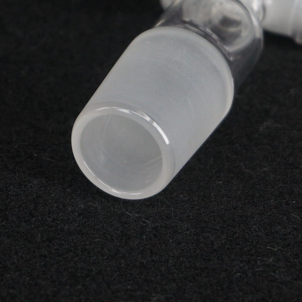 24/29 Joint Lab Glass Straight Adapter With Glass Stopcock 125mm Length Ware