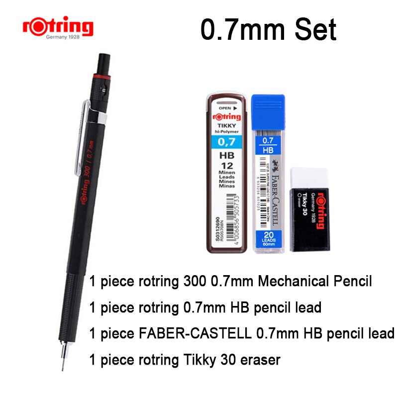 Rotring 300 Mechanische Bleistift 0.5/0.7/2,0mm Automatische bleistift Kunststoff Stift Halfter Schreibwaren schreiben liefert: 0.7 mm einstellen