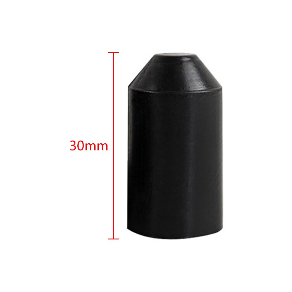 10pcs 10*30MM Cable Heat Shrink Cap Rubber Cap Wrap Wire Protect Cover Bottom Cable Sleeve