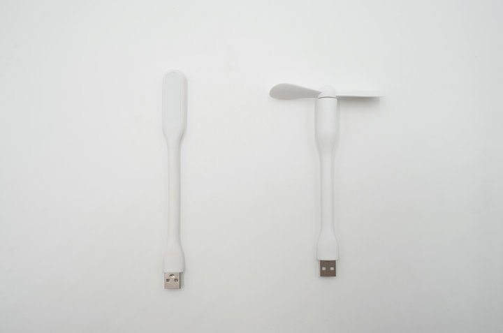 Kleine USB Fan Mini Kreative luftkühler Tragbare Fan flexibel USB LED Licht Für Telefon Computer Schreibtisch Sommer Gerät gute: Weiß