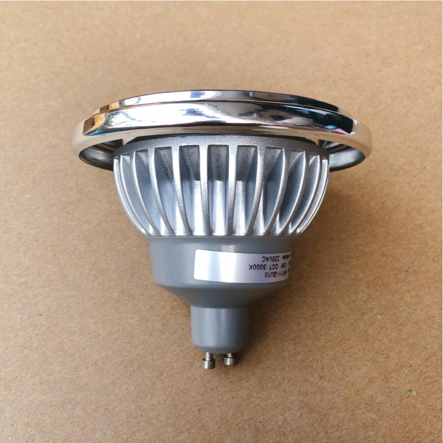 CREE Cylindrical Shape AR111 LED Lamps 20W COB GU10 G53 LED Spotlight AC110-220V QR111 LED Bulb Light Warm White