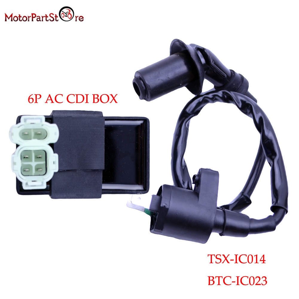 High Performance CDI Box + Ignition Coil For Honda FourTrax 300 TRX300 TRX300FW 50cc-300cc Chinese Scooters Moped ATV Go Karts