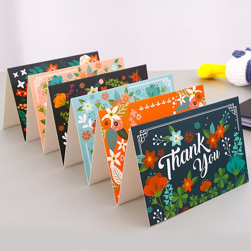 36 Pack Beautiful Floral Blank Thank You Cards and Envelopes Set for Wedding,Baby Shower,Anniversary,Bridal Shower