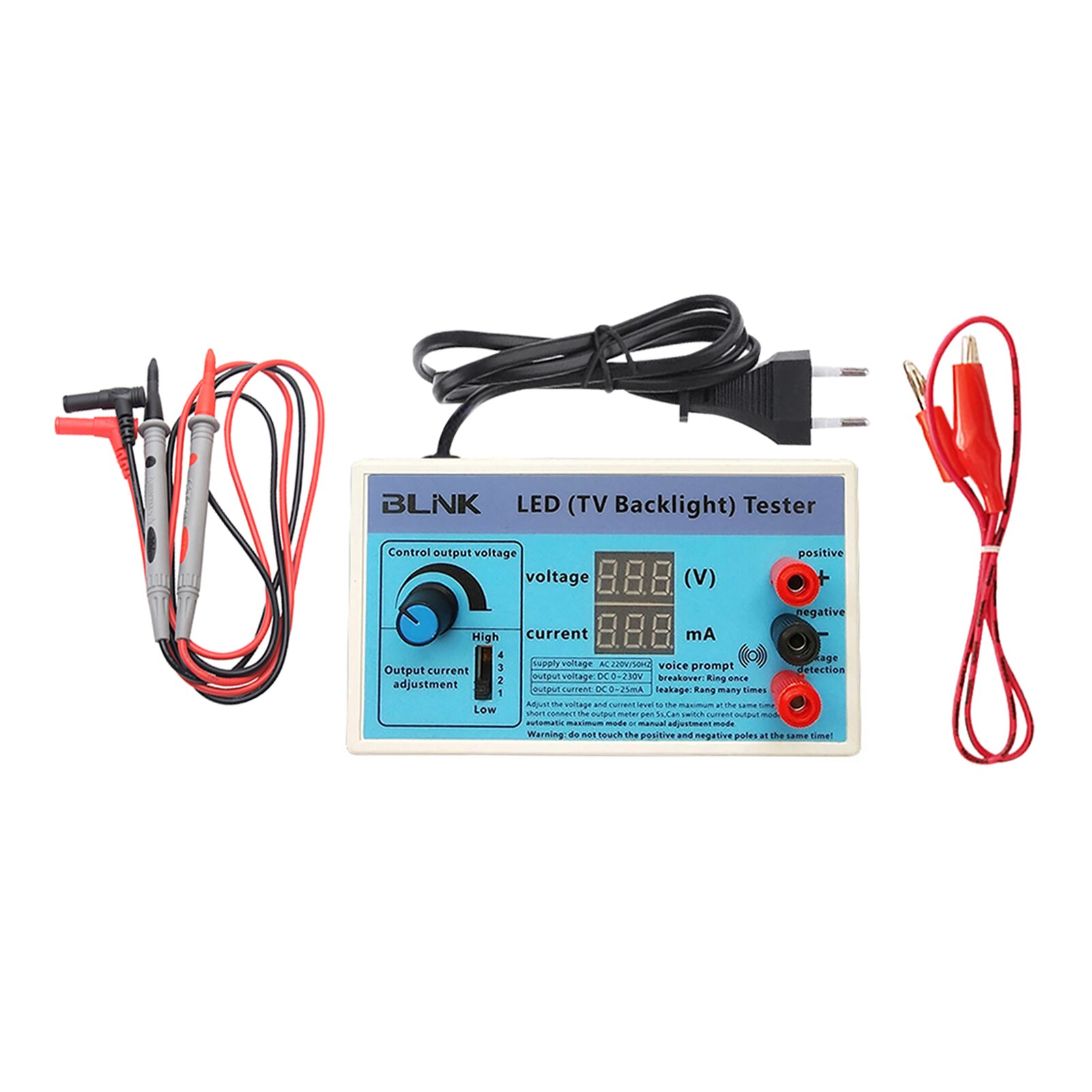 Lights Repair LED TV Backlight Tester LCD Digital Display Home Detect Output 0-300V Strips Portable Measurement Tool Lamp Bead