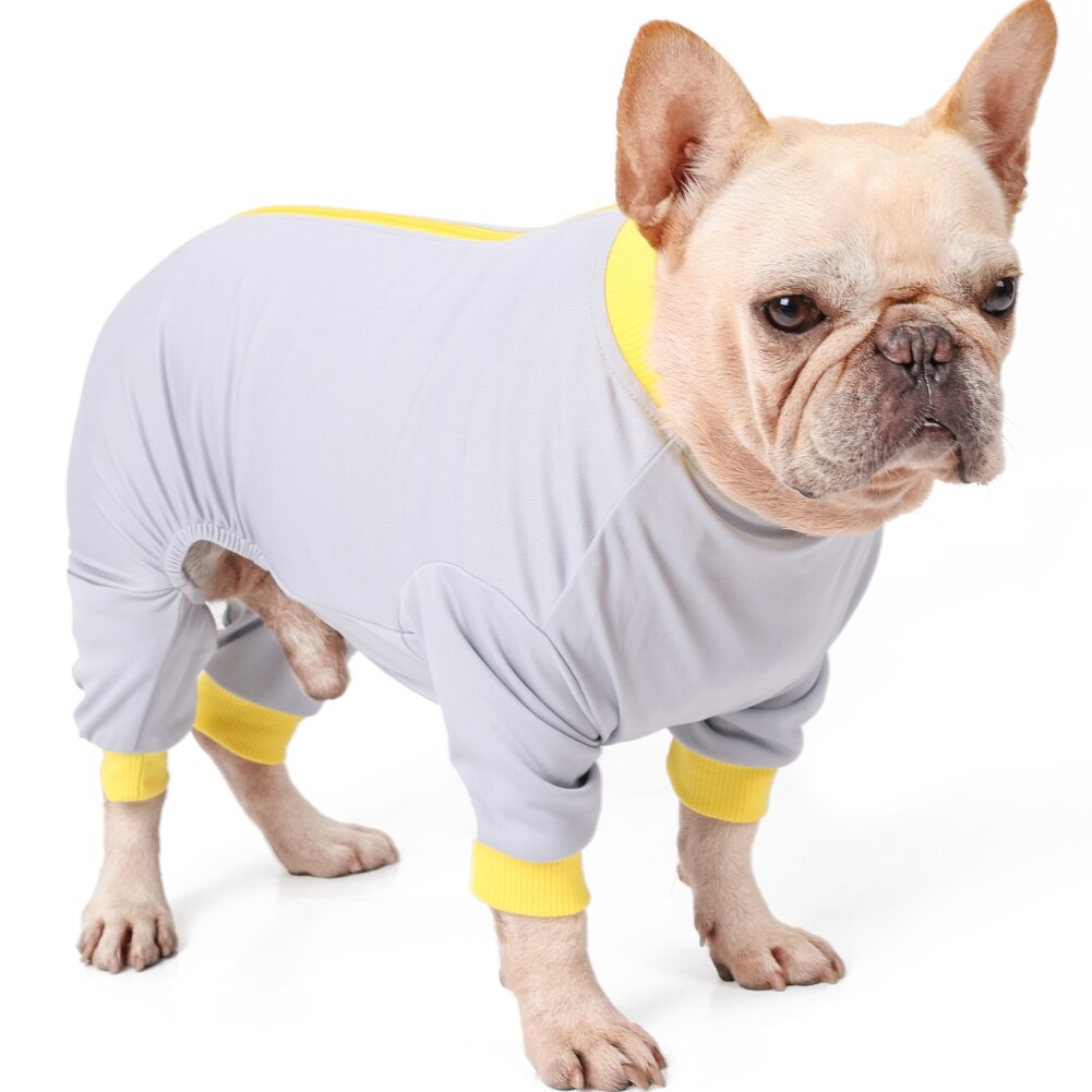 Dog Surgical Recovery Suit Jumpsuit Dog Clothes Winter Warm Dog Homewear for Small Medium Large Dogs Male/Female Overalls