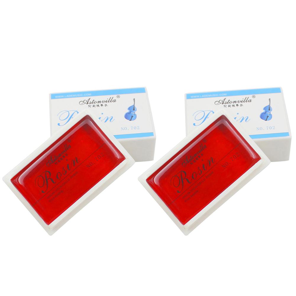 Colophane de violon 2 pièces colophane rouge poussiéreuse pour Instruments à cordes petit/moyen/violoncelle accessoires de violon cordes d'arc Erhu colophane: Default Title