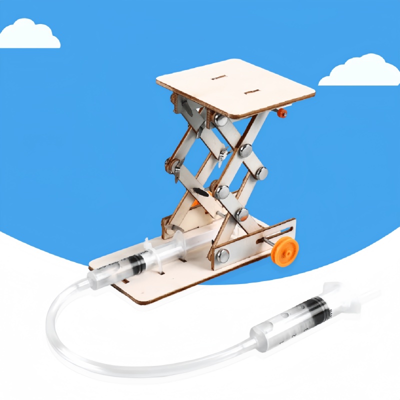 DIY Physik Modellbausatz Hydraulischer Hubtisch Spielzeugmaterialien Kunststoff Wissenschaftsprojekte Lehrmittel Pädagogische Experimente