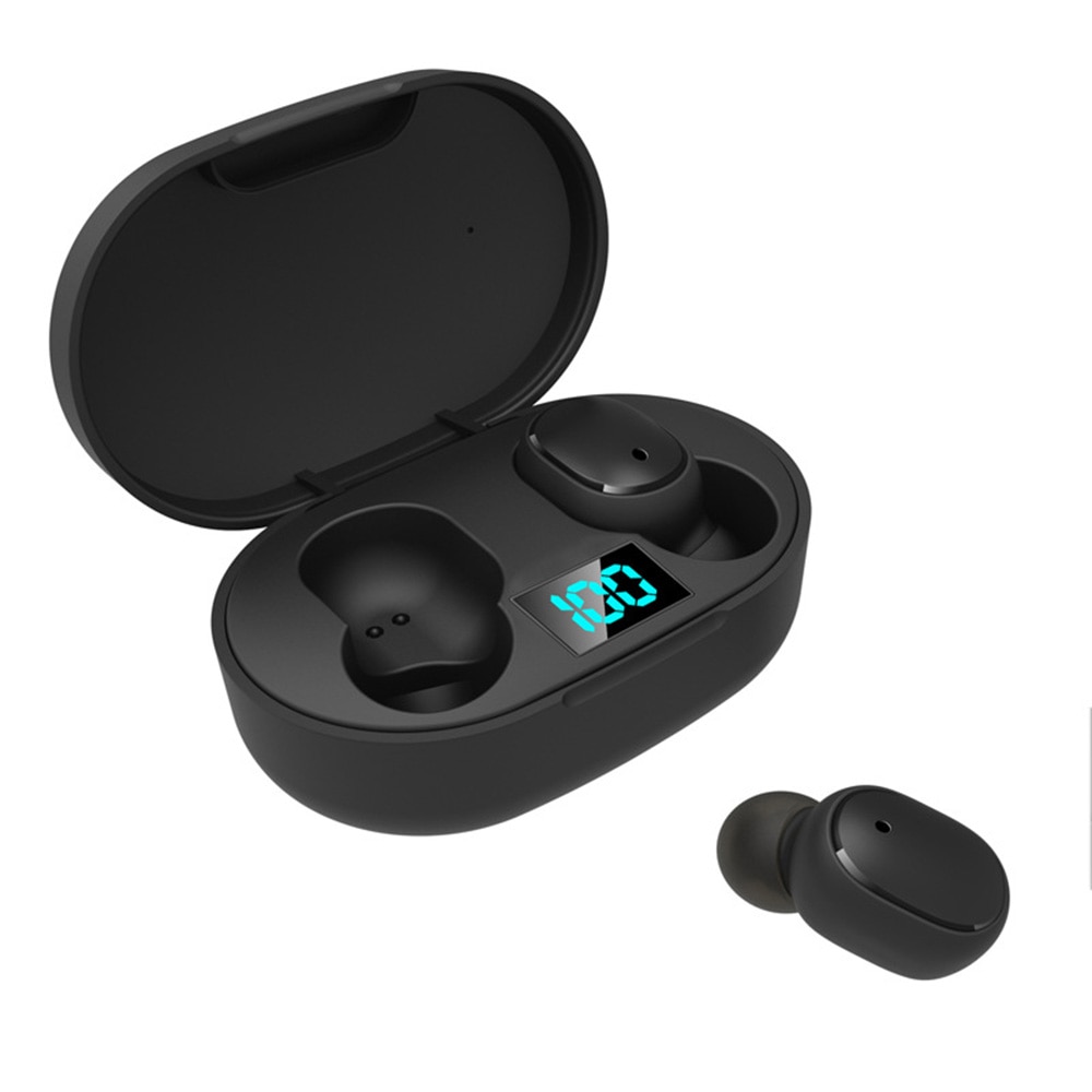 E6S Tws Bluetooth5.0 Stereo In-Ear Sport Oortelefoon Draadloze Oordopjes Waterdichte IPX5 Waterdichte Sport Headset