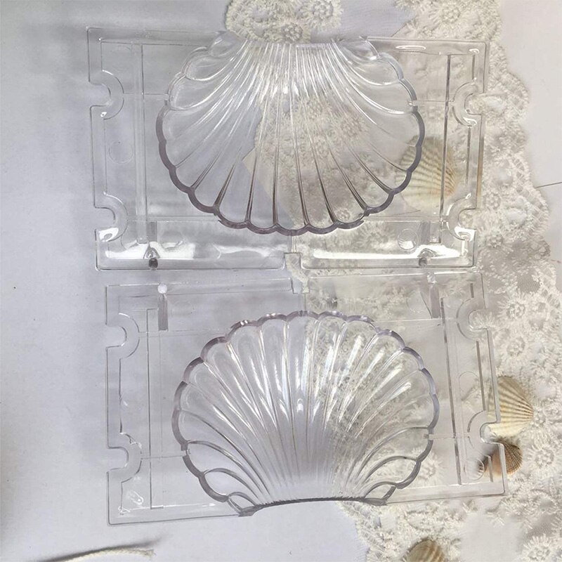 Geurkaarsmal schelp schelp kaarsmal handgemaakte zeepmal duurzame plastic mal voor het maken van kaarsen strandgunst de