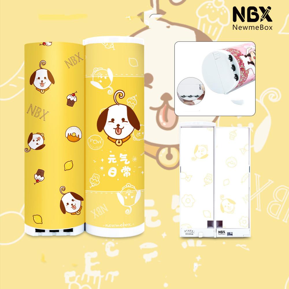 Mechanische schloss newmebox bleistift fallen Katze estojo escolar Kawaii schule liefert estuche escolar nbx trousse scolaire stylo Kasten: 3