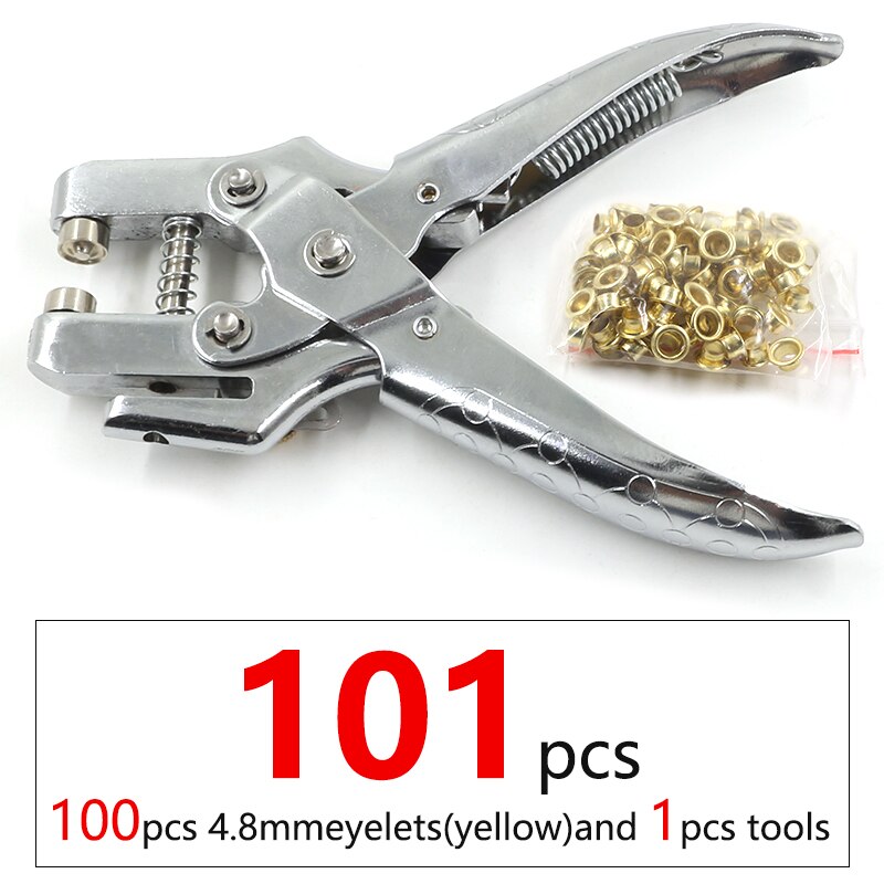QUARKZMAN Set van 300 metalen ogen van 3 mm met ringen voor schoenen, kleding, riemen, etiketten, tassen, stoffen, leer, doe-het-zelfprojecten, zilvertint