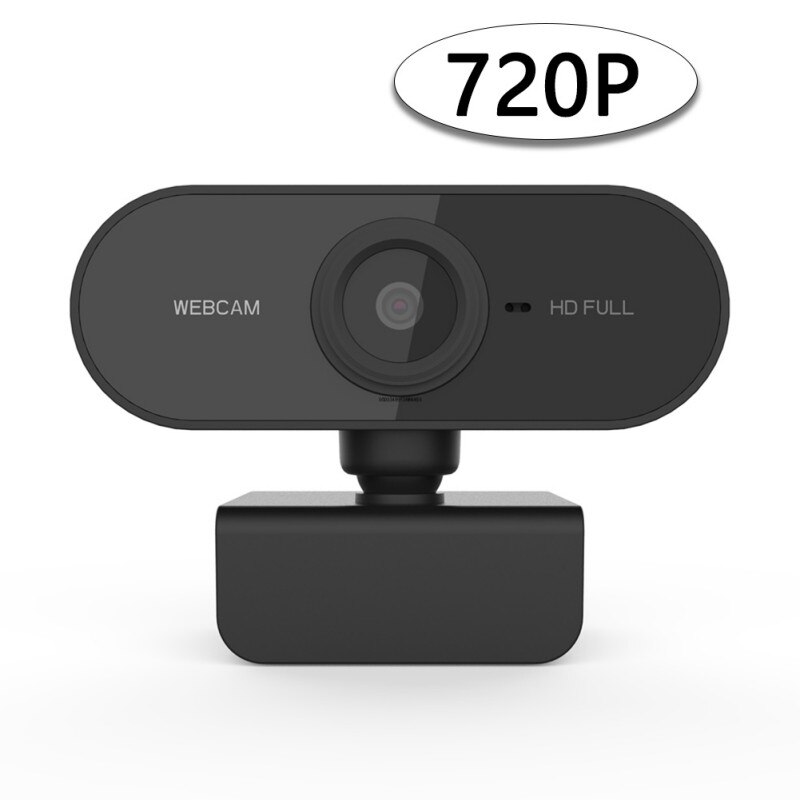 Mini Computer PC HD 1080P WebCamera With Microphone Rotatable Cameras For Live Broadcast Video Conference Work: B
