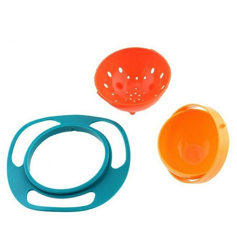 Uniwersalna miska na gyros miska niewysypka dzieci obrotowy balans nowość żyroskop parasol 360 obrót odporny na zalanie miska dla dzieci