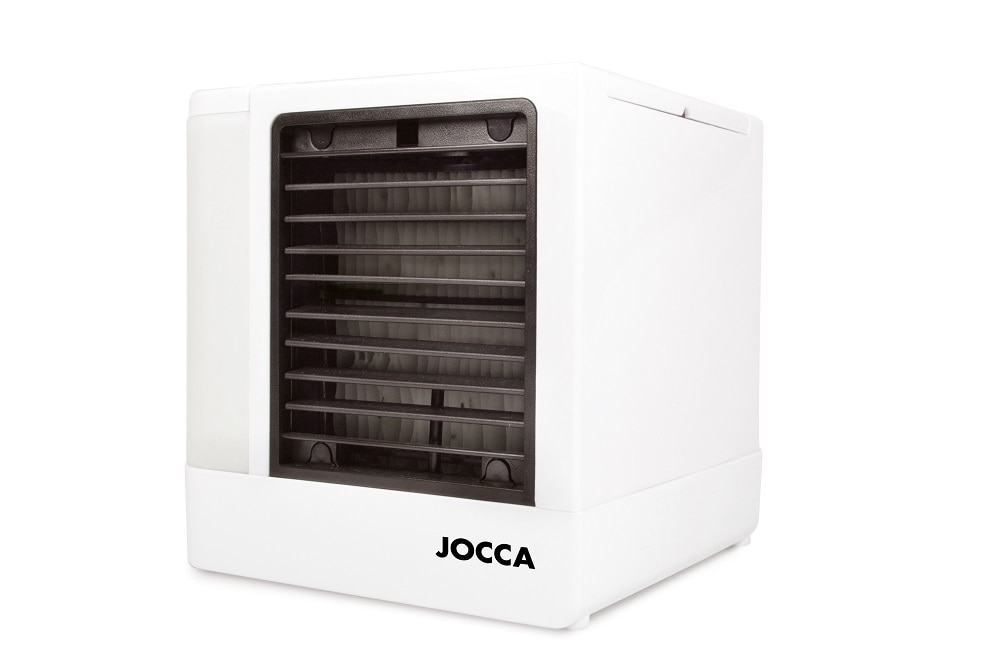 MINI CLIMATIZADOR DE AIRE FRÍO CON FUNCIÓN HUMIDIFICADORA - JOCCA ECO CLIMATE. PINGÜINO PORTÁTIL. VENTILADOR PERSONAL. REFRIGERA