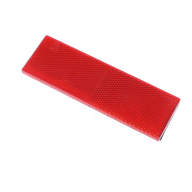 1Stck verrotten Weiß Auto Lkw Warnung Reflektierende Sicherheit Platte/Band Reflektor Aufkleber 14,5*4,5 cm: rot