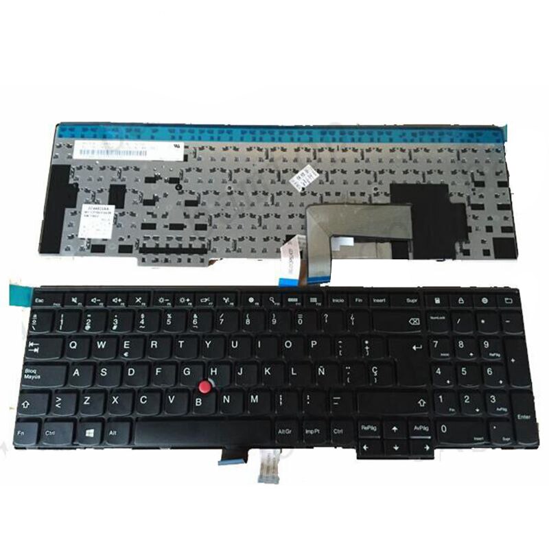 Yaluzu sp / ar / fr / gr / it / tr / uk / jp laptop tastatur til lenovo  w540 w541 w550s t540 t540p t550 l540 edge  e531 e540: Sp